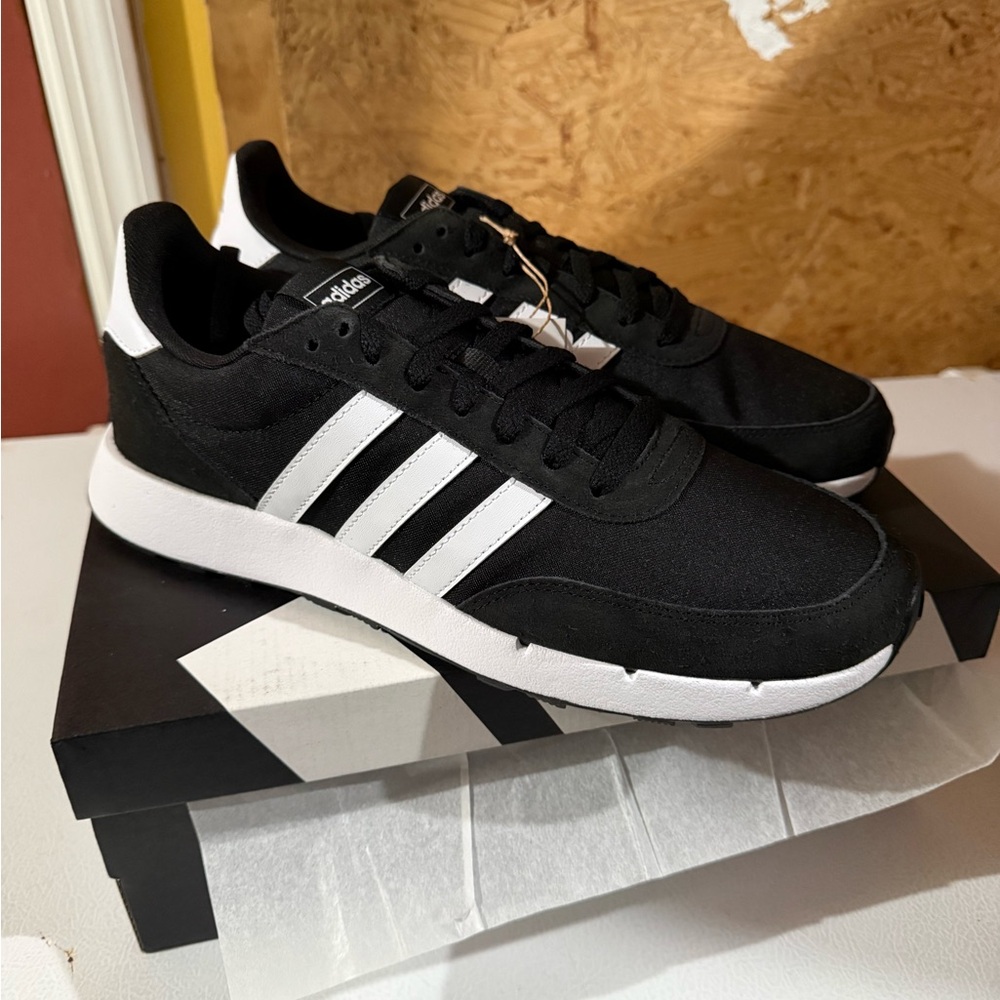Adidas Black and White Sneakers
